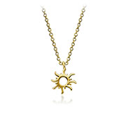 N-5096/42 - Gold plated sterling silver necklace.