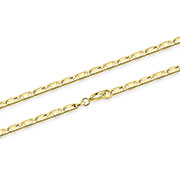 N-5177/42 - Gold plated sterling silver necklace.