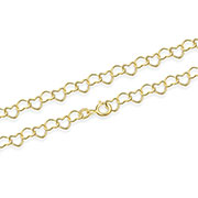 N-5181/42 - Gold plated sterling silver necklace.