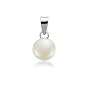 P-1631/1 - 925 Sterling silver pendant with fresh water pearl.