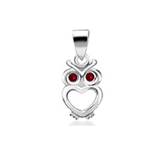 P-1694 - 925 Sterling silver pendant with crystal.