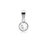 P-273 - 925 Sterling silver pendant with crystal.