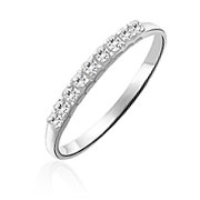 RI-1061 - 925 Sterling silver ring with cubic zircon.