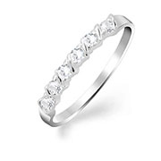 RI-1102 - 925 Sterling silver ring with cubic zircon.