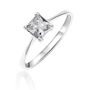 RI-1106 - 925 Sterling silver ring with cubic zircon.
