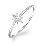 RI-1116 - 925 Sterling silver ring with cubic zircon.