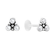BS-115 - 925 Sterling silver tragus.