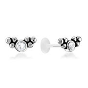 BS-117 - 925 Sterling silver tragus.
