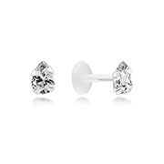 BS-129 - 925 Sterling silver tragus.