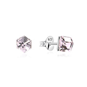 E-14929 - 925 Sterling silver stud with crystals.