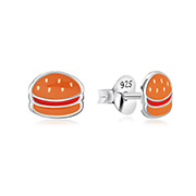 E-15024 - 925 Sterling silver stud with Enamel color.
