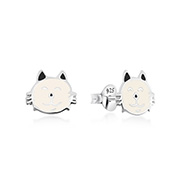 E-15102 - 925 Sterling silver stud with Enamel color.