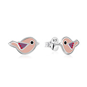 E-15554 - 925 Sterling silver stud with Enamel color.