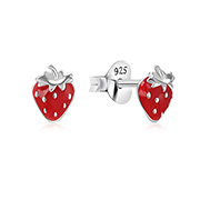 E-15764 - 925 Sterling silver stud with Enamel color.