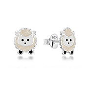E-15924 - 925 Sterling silver stud with Enamel color.