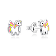 E-15937 - 925 Sterling silver stud with Enamel color.