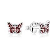 E-15939 - 925 Sterling silver stud with Enamel color.