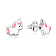 E-15993 - 925 Sterling silver stud with Enamel color.