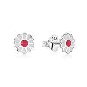 E-16071 - 925 Sterling silver stud with Enamel color.
