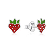 E-16074 - 925 Sterling silver stud with Enamel color.