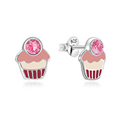 E-9297 - 925 Sterling silver stud with Enamel color.
