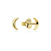 EP-5903 - Plain gold plated sterling silver stud.