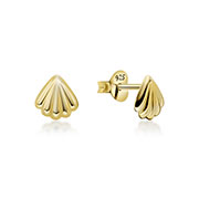 EP-6273 - Plain gold plated sterling silver stud.