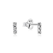 EZ-1434 - 925 Sterling silver stud with cubic zircon.