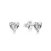 EZ-286 - 925 Sterling silver stud with cubic zircon.