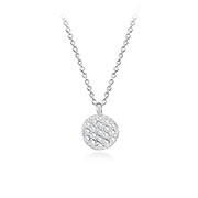 N-1508 - 925 Sterling silver necklace with cubic zircon.