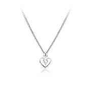 N-2190 - 925 Sterling silver necklace with cubic zircon.