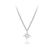 N-2252 - 925 Sterling silver necklace with cubic zircon.