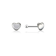 NS-178 - 925 Sterling silver nose stud with plastic&sticker.