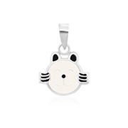 P-2233 - 925 Sterling silver pendant with enamel color.