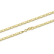 Gold plated sterling silver necklace.