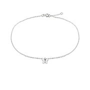 AL-869 - 925 Sterling silver anklet.