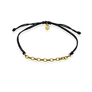 BL-5157 - Gold plated sterling silver bracelet.