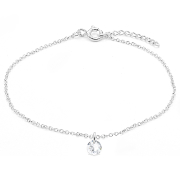 BL-802 - 925 Sterling silver bracelet with cubic zircon.