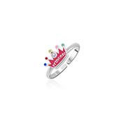 CR-285 - 925 Sterling children ring.