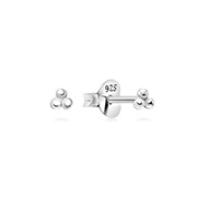 EP-006 - Plain 925 Sterling silver stud earring.