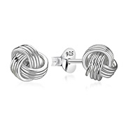 EP-1018 - Plain 925 Sterling silver stud earring.