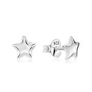 EP-1114 - Plain 925 Sterling silver stud earring.