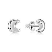 EP-1749 - Plain 925 Sterling silver stud earring.