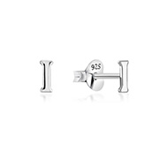 EP-1878 - Plain 925 Sterling silver stud earring.