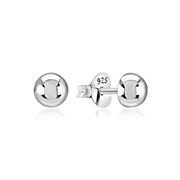 EP-1914 - Plain 925 Sterling silver stud earring.