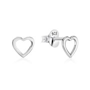 EP-2441 - Plain 925 Sterling silver stud earring.