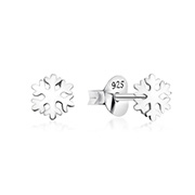 EP-2498 - Plain 925 Sterling silver stud earring.