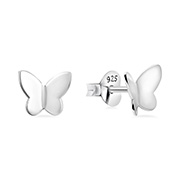 EP-2640 - Plain 925 Sterling silver stud earring.