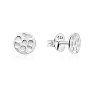 EP-2658 - Plain 925 Sterling silver stud earring.