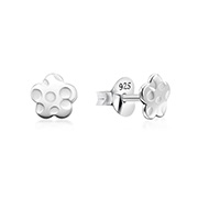 EP-2661 - Plain 925 Sterling silver stud earring.